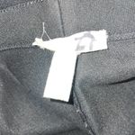 Eileen Fisher  Women’s Black Pull On Coated Organic Cotton Leggings Size Medium Photo 3