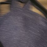 Shoshanna  Navy & Silver High Neck Cross Back One-Piece Swimsuit Size 4 Photo 4