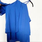 Paper Denim & Cloth  Off the Shoulder Blue Flowy Top Size Medium Photo 3