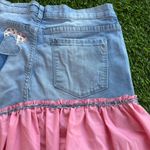 Vintage America Blues Asymmetrical Pink and Blue Skirt Size 10R/30 Photo 11