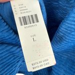 NWT MOTHER The Specialist Ankle Corduroy Jumpsuit Sky Diver Blue Size Large Photo 4