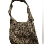 Bijoux Terner NWT  Olive Green Raffia Shoulder Tote Bag Summer Boho Beach Photo 0