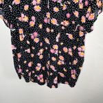 Torrid  Womens Floral Challis Polka Dot Button-Up Blouse Size 3X Photo 2