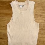 Topshop  Nude Ribbed Tank Photo 1
