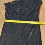 Wild Fable Black Sequin Strapless Wide Leg Jumpsuit - Disco 70's Strapless Retro Photo 7