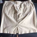 Jones New York  khaki beige mini skirt size 10 pet Photo 1