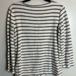 Sophie Max Womens Blouse Size Medium Striped Cotton Blend Capsule Wardrobe Photo 4