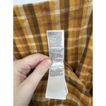 Old Navy Strap Plaid Midi Dress Women XL Yellow Western Farm Prairie Peasant Photo 5