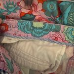 Talbots  Womens Relaxed Chino Shorts Size 12 Sketched Blooms Colorful Preppy Photo 5