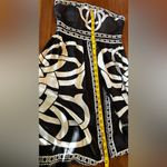 White House | Black Market WHBM Size 2 Black White Strapless Cocktail Dress Silk Photo 6