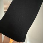 Ann Taylor  Classic Black Crewneck Tunic Blouse Size XSmall Petite EUC Photo 4