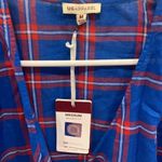 NWT UG Apparel‎ KU Wrap Blouse Size M Blue Size M Photo 2