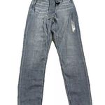 American Eagle New  Jeans Womens Sz 0 Mom Straight Jean High Rise Denim Paperbag Photo 0