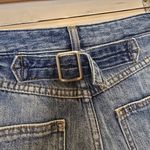 Free People {26} We The Free Jesse Carpenter Frayed Jean Shorts Blue Photo 8