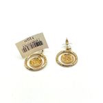Charter Club  Textured Orbital Earrings in Gold MSRP $35 NWT Photo 1