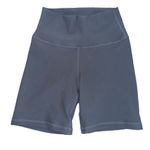 Wilo Gray Ribbed Bike Shorts Photo 0