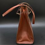 Dooney & Bourke  Brown Pebbled Leather Small Lexington Shopper Tote Shoulder Bag Photo 2