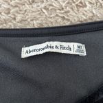 Abercrombie & Fitch Abercrombie Long Sleeve Asymmetrical Velvet Mini Dress Photo 3