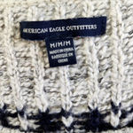 American Eagle  Outfitters Womens Medium Gray Wool Blend Sweater Heart Design Photo 13