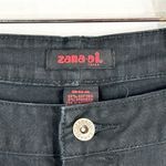 Zana Di Plus Size 30 Jeans Black Wide Leg Flare High Rise Short Inseam Denim 406 Photo 8