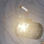 Frame Clutch Small-gold Jewel Metal  lift-clasp closure. Photo 2