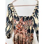 MARIA CHER Multicolored Southwestern 100% Cotton Junin Naibi Dress size XS Red Photo 8