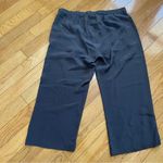 Johnny Was  WIDE LEG 100% SILK CROP PANTS WITH DRAWSTRING GREY SZ XL Photo 10
