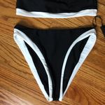 House of Harlow Ferris swimsuit Black and White Bandeau Bikini Set NWT Size M Photo 4