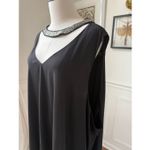 Torrid NWT Sleeveless Georgette Embellished Choker Tank Top $50 5X 5 Photo 2