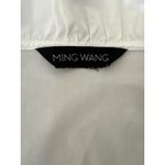 Ming Wang  White Ruffle Collar Tunic Shirt Women Plus Size Photo 3