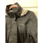 Marmot Women's PreCip Eco Black Hooded Waterproof Lightweight Rain Jacket, L Photo 3