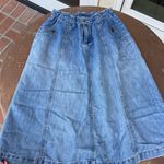White Stag Y2k western  Blue denim midi skirt sz s  Photo 3