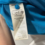 Anthropologie  Textured Teal Mini Dress Photo 8