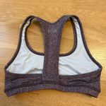 Fleo Nora Sports Bra Burgundy Heathered Size Small Purple Photo 1