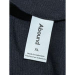 Abound  Black Linen Blend Button Front Cropped Vest Women's XL Photo 3