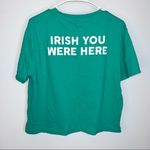 PINK - Victoria's Secret PINK VICTORIA’S SECRET Green Crop Top Medium Irish Clovers St. Patrick’s Day Photo 8