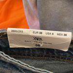 ZARA The 70’s High Rise Full Length slim fit Jeans size 4 Photo 10