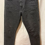 Levi's Levi’s 501 High waist button fly straight leg raw hem women’s jeans size 29 Photo 0