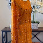 Lush Clothing Lush Yellow Dots Printed Long Sleeve Dress L NWT Photo 1