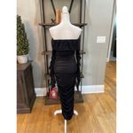 Bronx and Banco Amara Midi Dress Black Womens 8 Large Photo 7