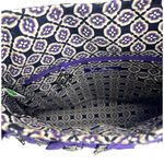 Vera Bradley  RUFFLE HANDBAG Simply Violet Cha Cha Purple Paisley Shoulder Purse Photo 2