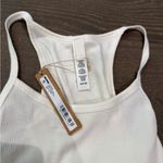 SKIMS NWT COTTON RIB CROPPED CAMI | MARBLE  Photo 1
