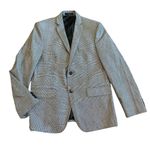Ralph Lauren Lauren  Grey Plaid Button-Down Blazer Jacket Office Work Size 18R Photo 0