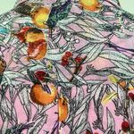 Plum Pretty Sugar Pink Bird Print Pajama Top Blue Photo 5