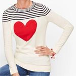 Talbots Like New  Button Back Heart Sweater
Generous Size XS Photo 0