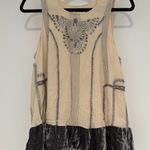 Anthropologie Velvet beaded Art Deco Tank Top Photo 5