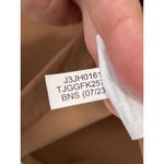 Tommy Hilfiger Gathered-Sleeve Top Size XL Brown Neutral Preppy Academia School Photo 6