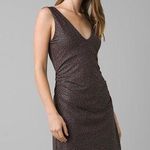 prAna PEARL ISLA DRESS DEEP PINE SPOTS size large Photo 0