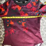 Farm Rio Adidas Her Studio London Long Sleeve Bodysuit Red Floral Small Photo 9