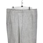 Ann Taylor Womens Size 14 Pants Gray High Rise Dress Pant Career Polyester Blend Photo 1